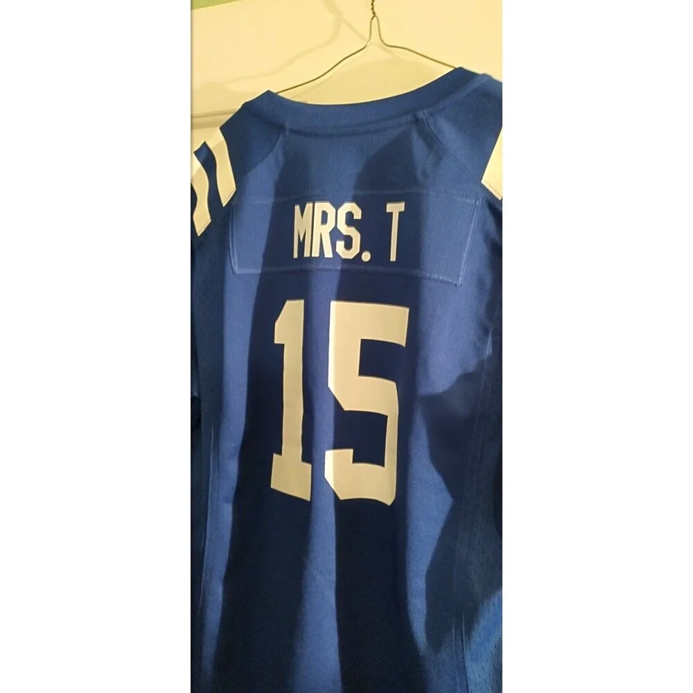 NFL Mrst T #15 Jersey Tim Tebow Tommy DeVito Large Size L Ladies Women's